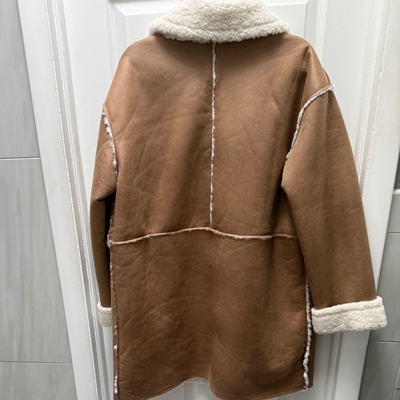 NEW GENTLE FAWN SUEDE SOFT SHERPA JACKET SIZE XL - Picture 2 of 3